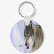 Beautiful wild wolf keychain by design_girl Beautiful wild wolf keychain