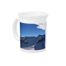 Beautiful Winter Landscape Drink Pitcher