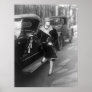 Beautiful woman and cars, 1926 poster