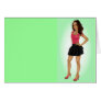 Beautiful woman illustration greeting cards