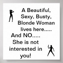 beautiful woman sign posters