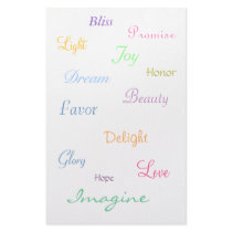 Beautiful Words Stationary stationery