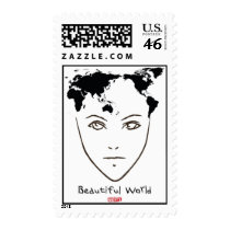 Beautiful World postage