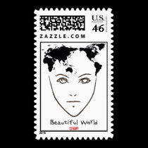 Beautiful World postage