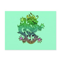 Beautiful Year of the Dragon Gifts Post Card