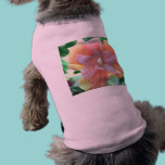 Beautiful Yellow, Orange & Pink Hibiscus Flower pet clothing