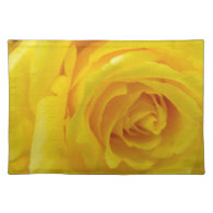 beautiful yellow rose flower photography place mats