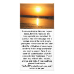 Beautiful Yellow Sunset 2 Photo Card