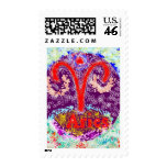 Beautiful ZODIAC Symbol ARIES postage