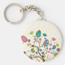 Beautifull East Eggs Design! Keychain