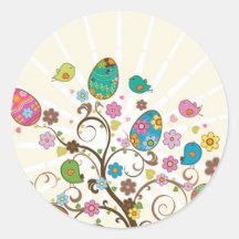Beautifull East Eggs Design! Sticker