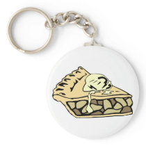 Beautifully creamy apple pie keychain