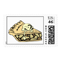 Beautifully creamy apple pie postage