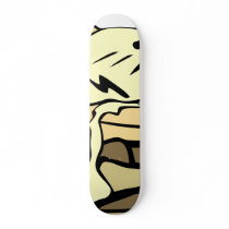 Beautifully creamy apple pie custom skateboard