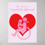 Beautifully different mom print