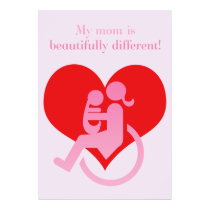 Beautifully different mom posters