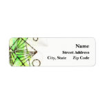 Beautifully You - Green Return Address Label