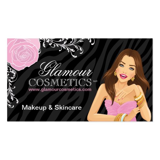 Beauty Advisor Business Cards (front side)