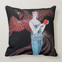 BEAUTY AND PHOENIX,FASHION DESIGNER MAKE UP ARTIST PILLOWS