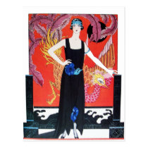 BEAUTY AND PHOENIX,FASHION DESIGNER MAKE UP ARTIST POSTCARDS