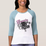 Beauty and the Bass girls EDM bass music logo t-shirts