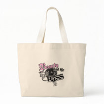 Beauty and the BASS Tote Bags