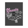 Beauty and the BASS Trance Electro techno Rave DJ Post Card