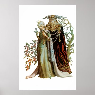 Beauty and the Beast Print by geo_barr