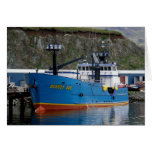Beauty Bay, Crab Boat in Dutch Harbor, Alaska Card