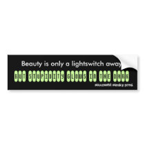 Beauty Bumper Sticker bumper stickers