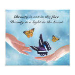 Beauty by Kahlil Gibran Gallery Wrap Canvas