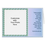 Beauty, card, blue