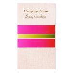 Beauty Consultant Business Card Template