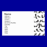 Beauty Fashion Shoes Silhouettes business cards