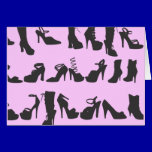 Beauty Fashion Shoes Silhouettes cards