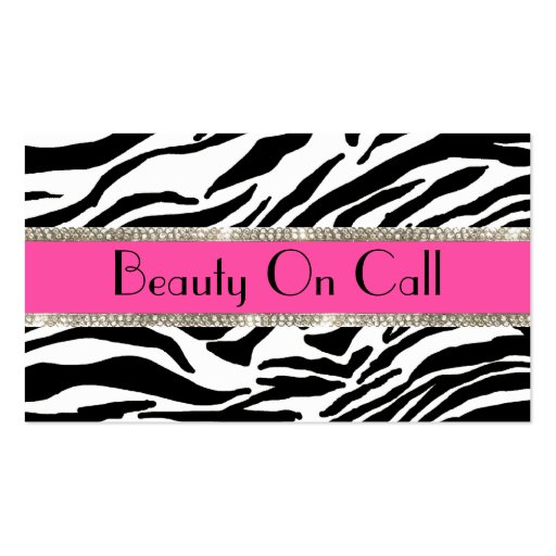 Beauty for Celebrities! Business Cards (back side)