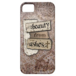 Beauty From Ashes Christian Damask Scrap iPhone 5 Covers