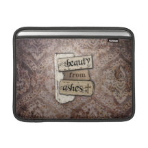Beauty From Ashes Christian Damask Scrap MacBook Air Sleeve