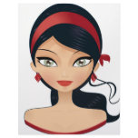Beauty Girl Letterhead Design