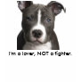 beauty, I'm a lover, NOT a fighter. Tshirt
