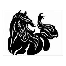 Beauty In Black Postcard