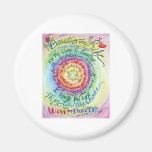 Beauty in Life Rounded Rainbow Fridge Magnets