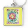 Beauty in Life Rounded Rainbow Keychain