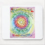 Beauty in Life Rounded Rainbow Mouse Mat