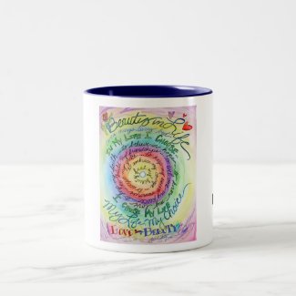 Beauty in Life Rounded Rainbow Mug