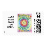Beauty in Life Rounded Rainbow Postage