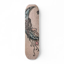 Beauty In Moon Art Skateboard