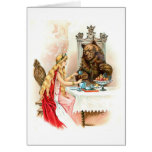 Beauty In Pink And The Beast Card