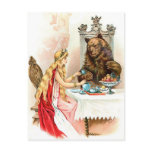 Beauty In Pink And The Beast Postcard