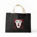 Beauty in Red Tote bags